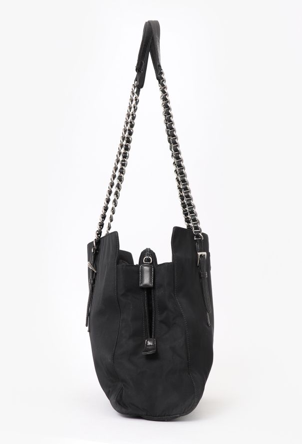 Prada Black Nylon Tote Bag - 5