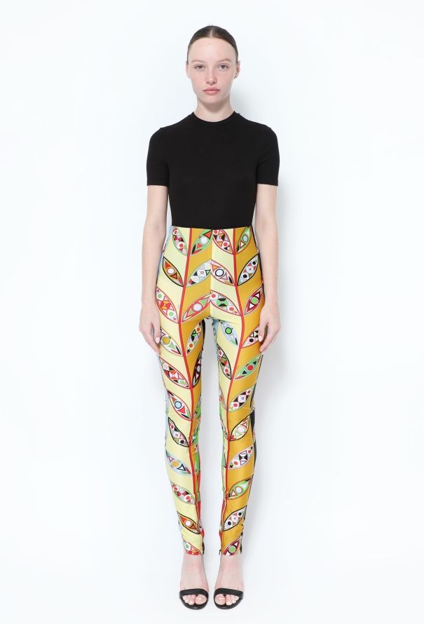 Emilio Pucci Pre-Fall 2022 Girandole Print Leggings - 1