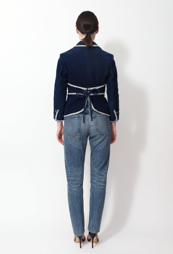 Chanel Iconic 2007 Fringe Trim Corset Jacket - 4