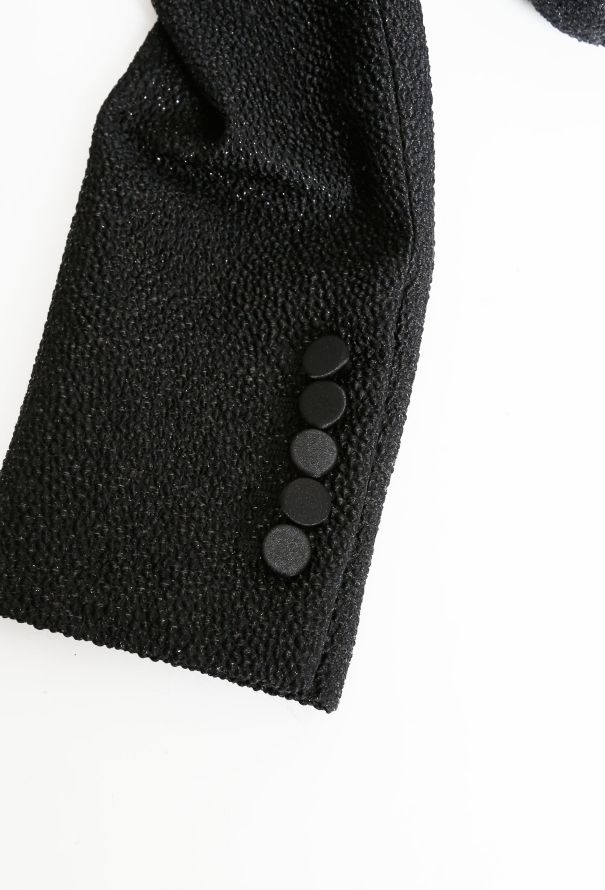 Saint Laurent Iridescent Smoking Blazer - 7