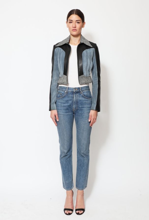 Rodarte S/S 2016 Suede Leather Jacket - 3