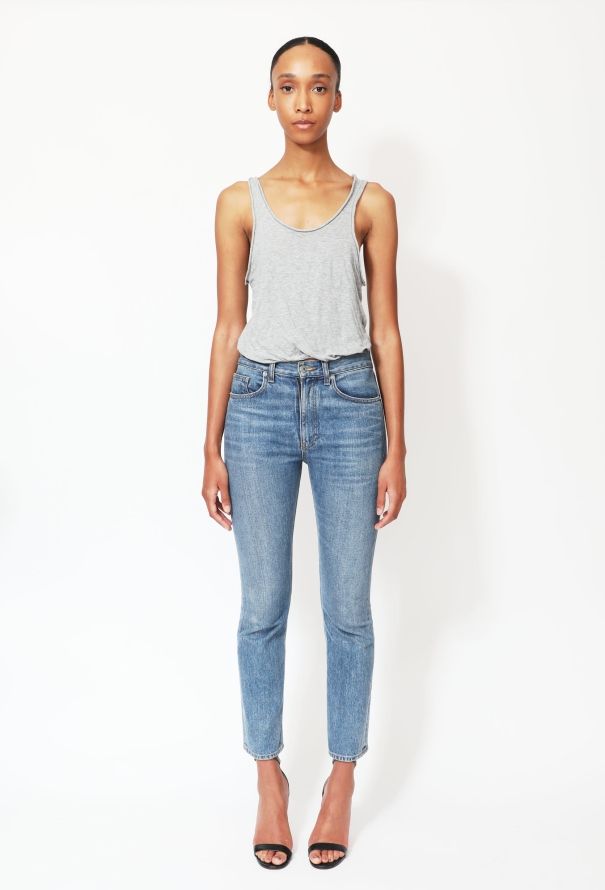 Balenciaga Le Dix Cropped Jersey Tank - 2