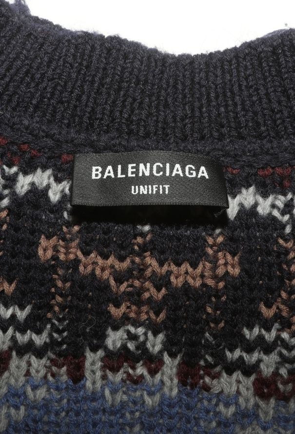 Balenciaga F/W 2021 Distressed Knit Sweater - 5