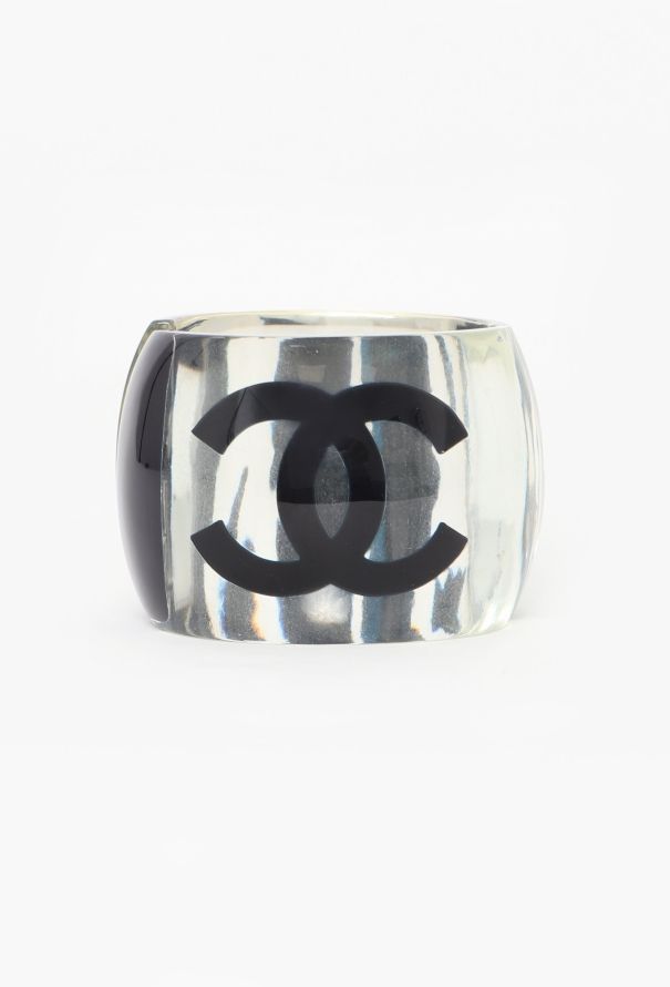 Chanel S/S 2004 Casted Camélia 'CC' Bracelet - 3