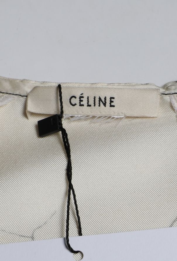 Céline F/W 2015 Wonderland Silk Slip Dress  reindeer print - 5