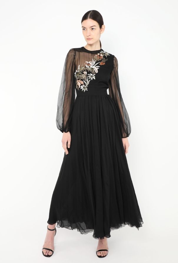 Nina Ricci 1950s Couture Embroidered Gown - 1