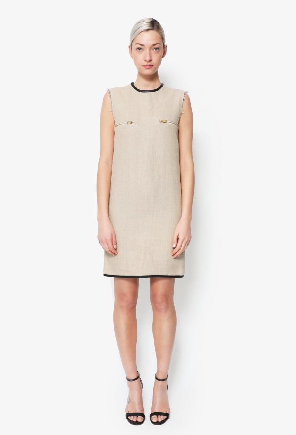 Céline Resort 2011 Leather Trim Dress - 1