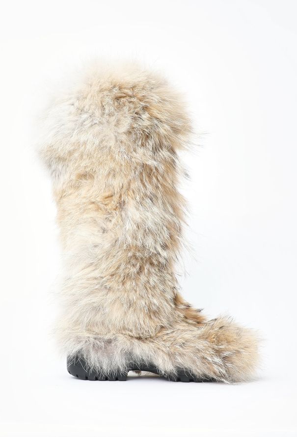 Ralph Lauren Purple Label Dasha Fur Boots - 1
