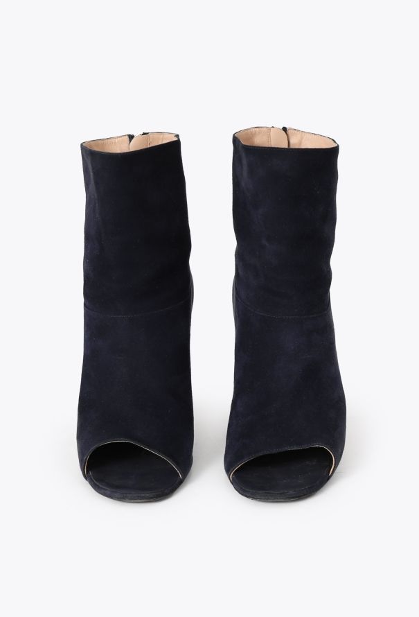 Chanel Suede Fantasy Pearl Boots - 4