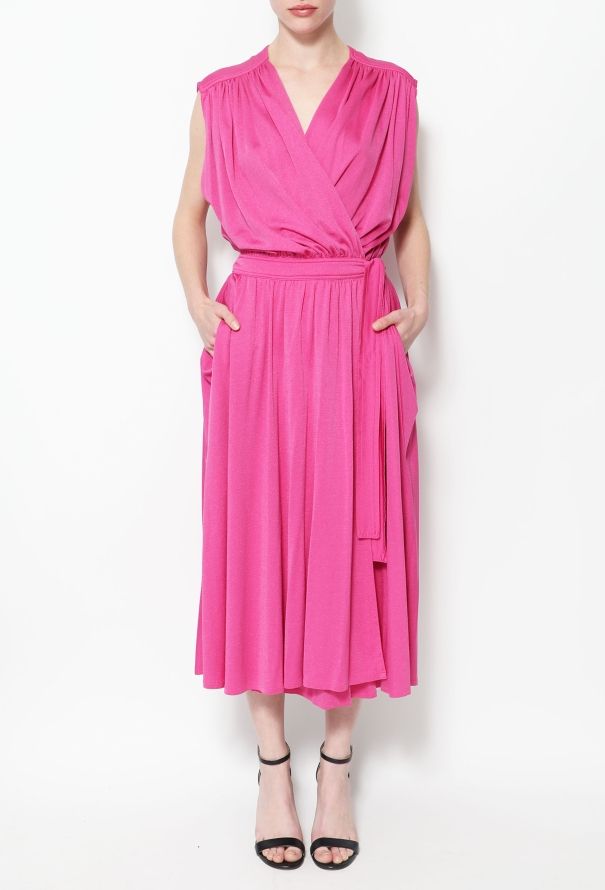 Exquisite Vintage 70s Jersey Wrap Dress - 2