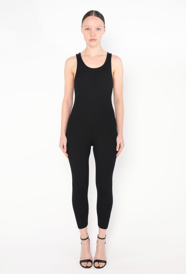 Chanel 1994 Ribbed 'CC' Button Jumpsuit - 3