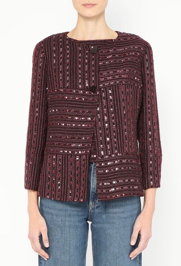 Chanel 2000 Sequin Tweed Jacket & Top - 5
