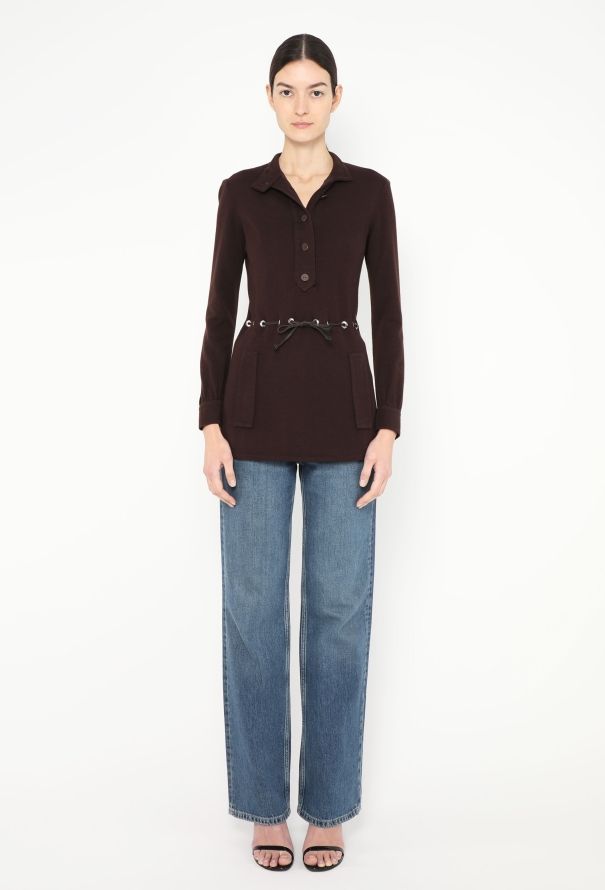 Saint Laurent ICONIC Haute Couture Fall 1968 Eyelet Tunic - 3