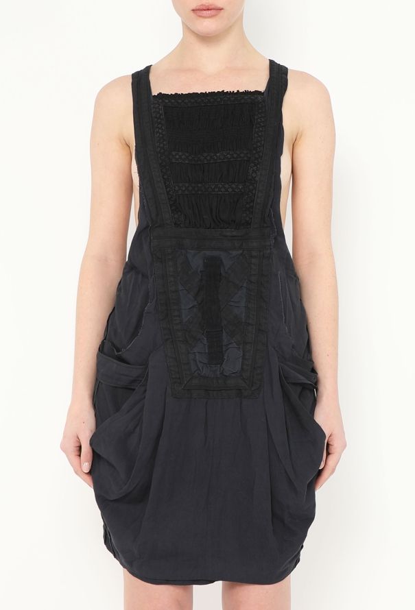 Balenciaga ICONIC S/S 2002 Le Dix Ruched Cargo Dress - 3