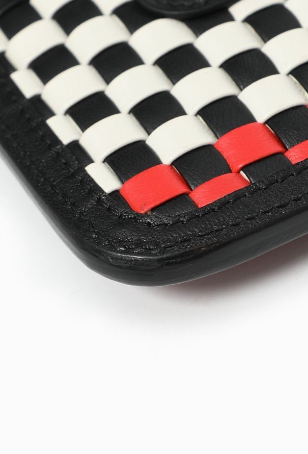 Céline Tricolor Woven Clutch - 7