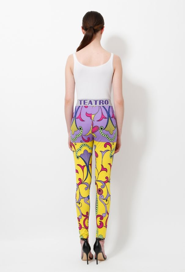 Gianni Versace S/S 1991 'Teatro' Print Leggings - 6