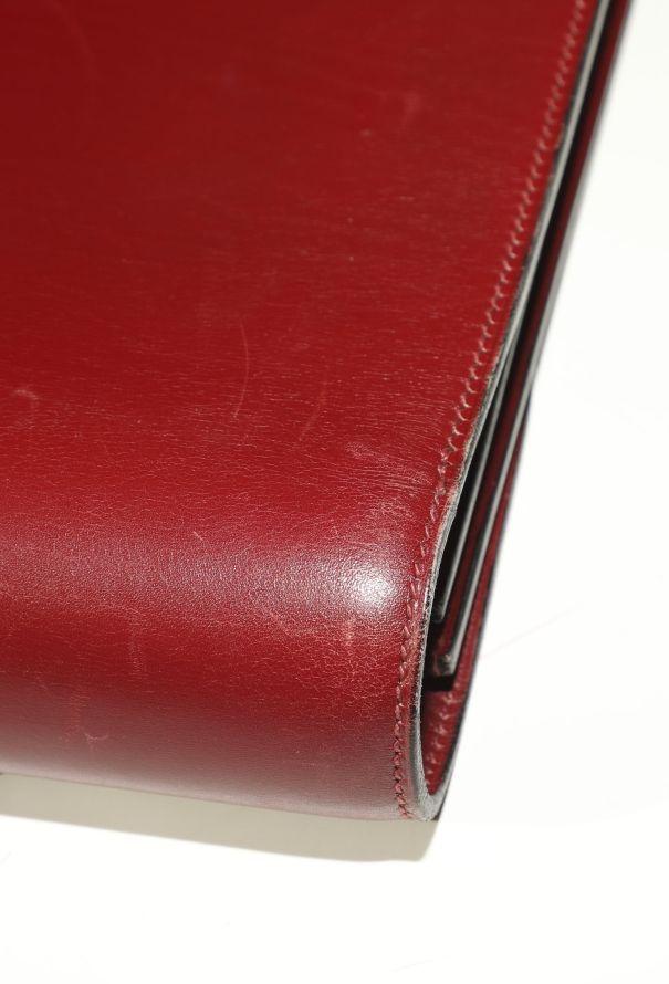 Hermès '90s Rouge H Box Sac à Dépêches - 12