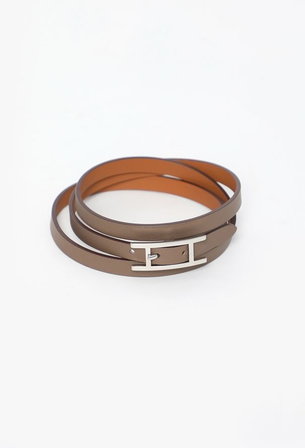 Hermès Swift 'Hapi' Triple-Tour Bracelet - 2