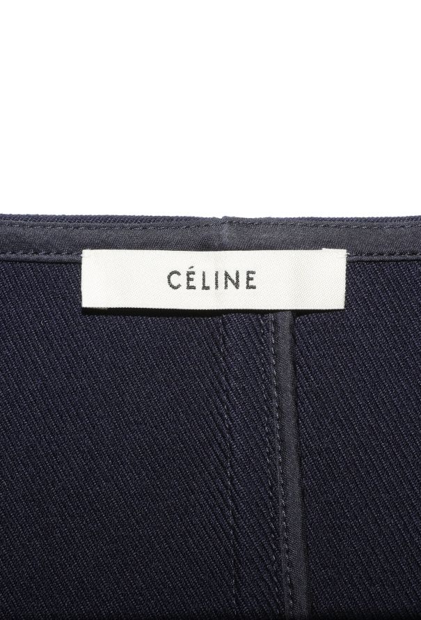 Céline F/W 2014 Belted Twill Wrap Skirt - 6
