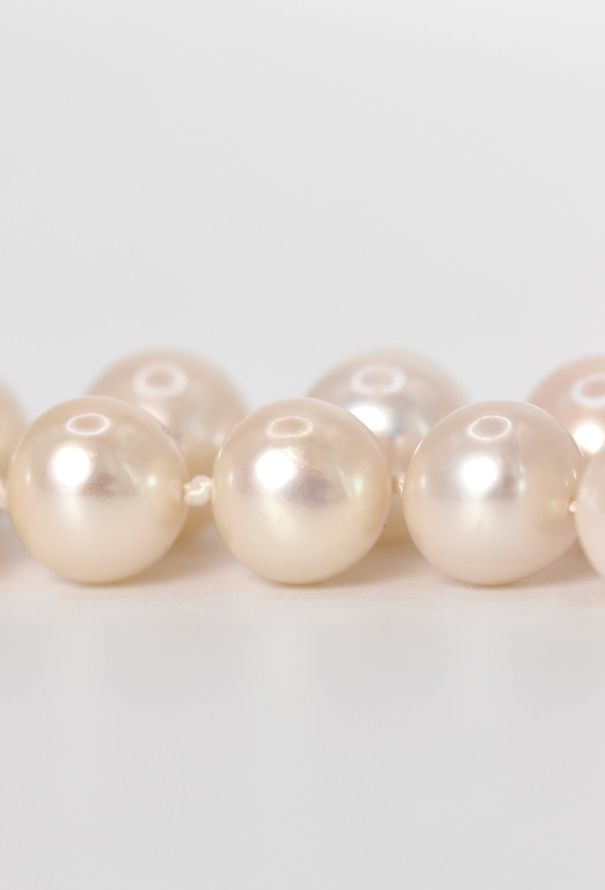 Vintage Fine Jewelry 18k Yellow Gold & Cultured Pearl Choker Necklace - 5