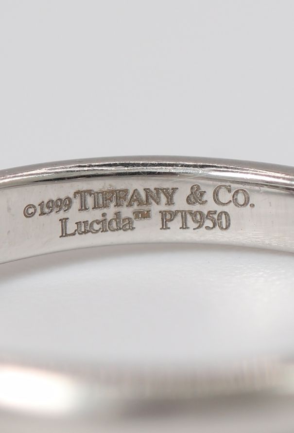 Tiffany & Co Lucida Platinum & Diamond Solitaire Ring - 6