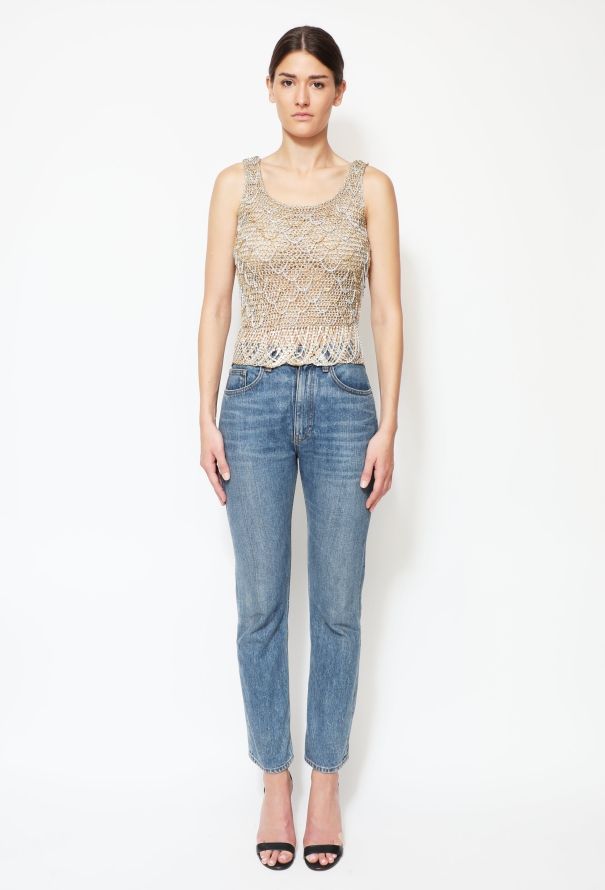 Azzaro Rare '70s Metallic Chandelier Set - 4