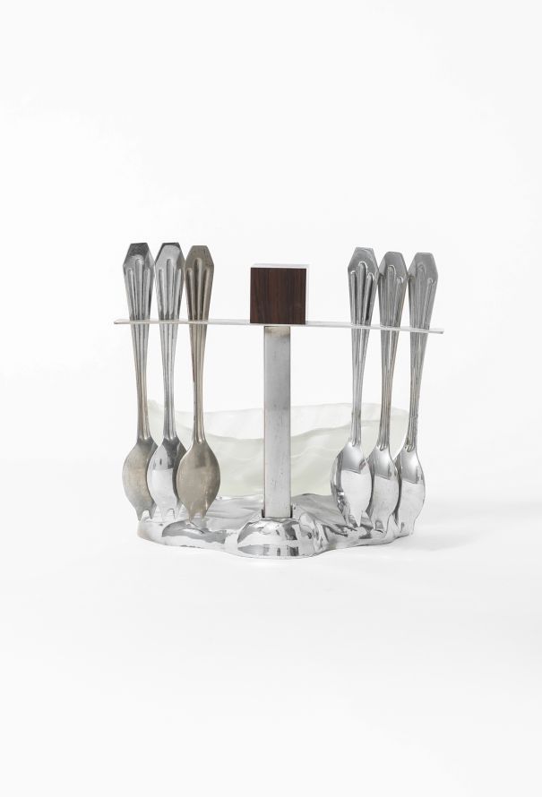 Exquisite Vintage '30s Art Deco Oyster Set - 4