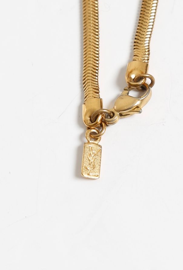 Saint Laurent Vintage Gold Chain Necklace - 4