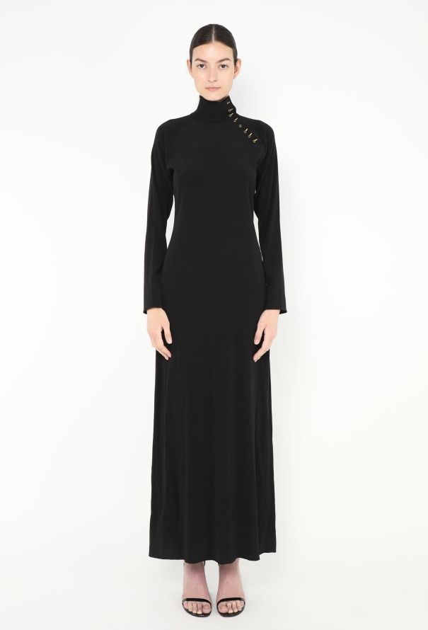 Jean Paul Gaultier Metallic Rivet Maxi Dress - 3