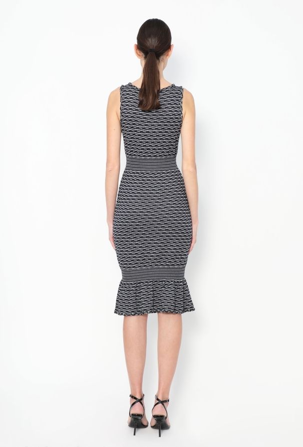 Chanel 2012 Braided Trim Fluted Dress - 4