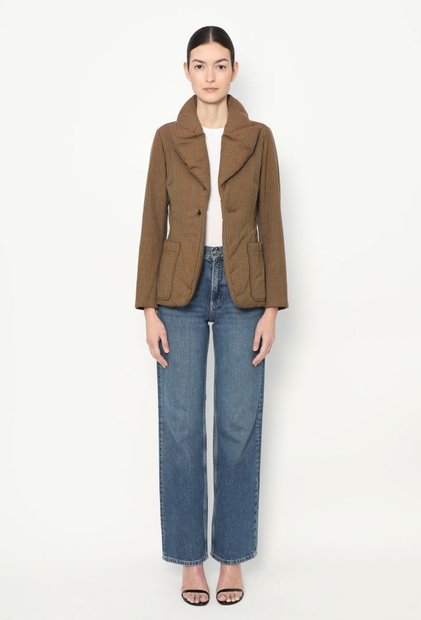 Comme des Garçons 2004 Notched Puffer Jacket - 2