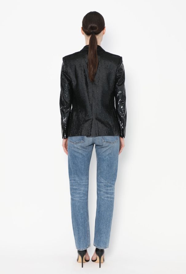 Balmain 2020 Sequin Embroidered Blazer - 5
