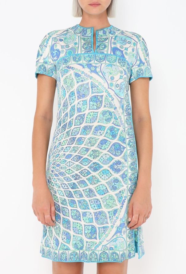 Emilio Pucci '70s Printed Silk A-Line Dress - 2