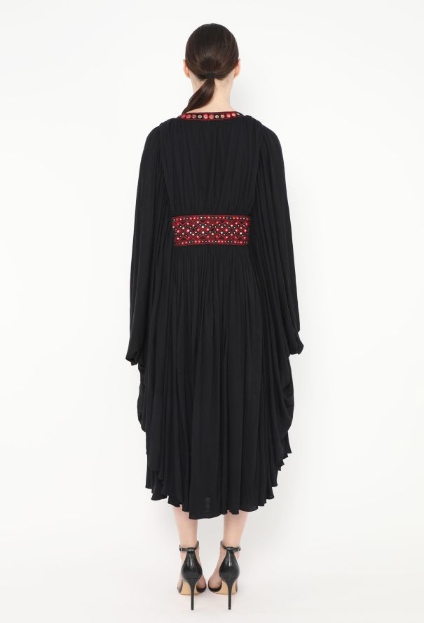 Alexander McQueen 2008 Embroidered Ruched Kaftan - 4