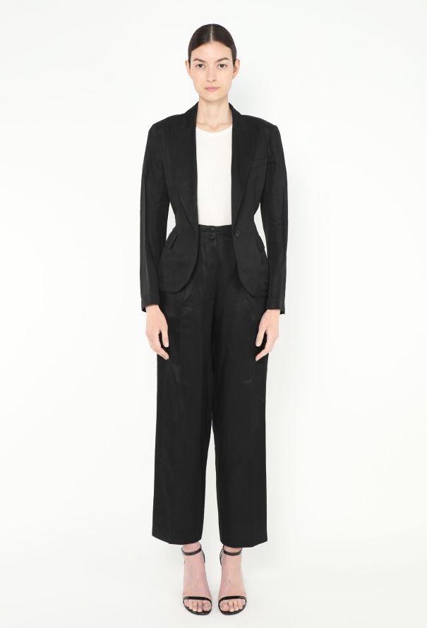 Alaïa Vintage Cinched Twill Suit - 3