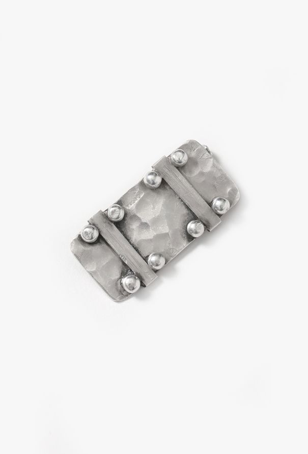 RARE 1930s J.Despres Hammered Brooch - 2