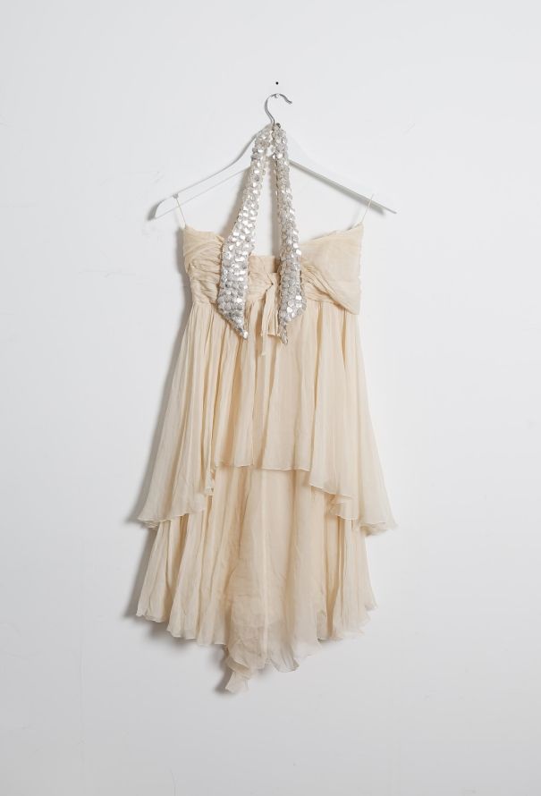 Chanel Resort 2007 Embellished Halter Dress - 12