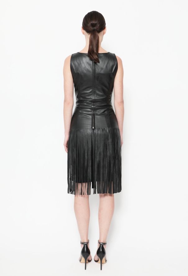 Jean Paul Gaultier 1985 Fringe Leather Tunic - 4