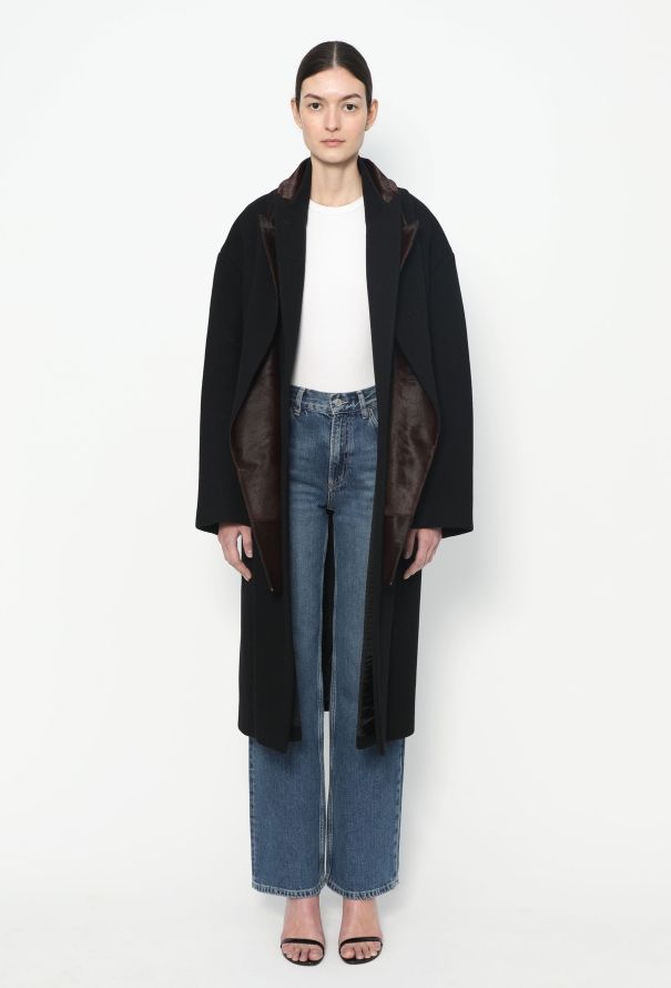 Céline F/W 2012 Layered Lapel Coat - 1