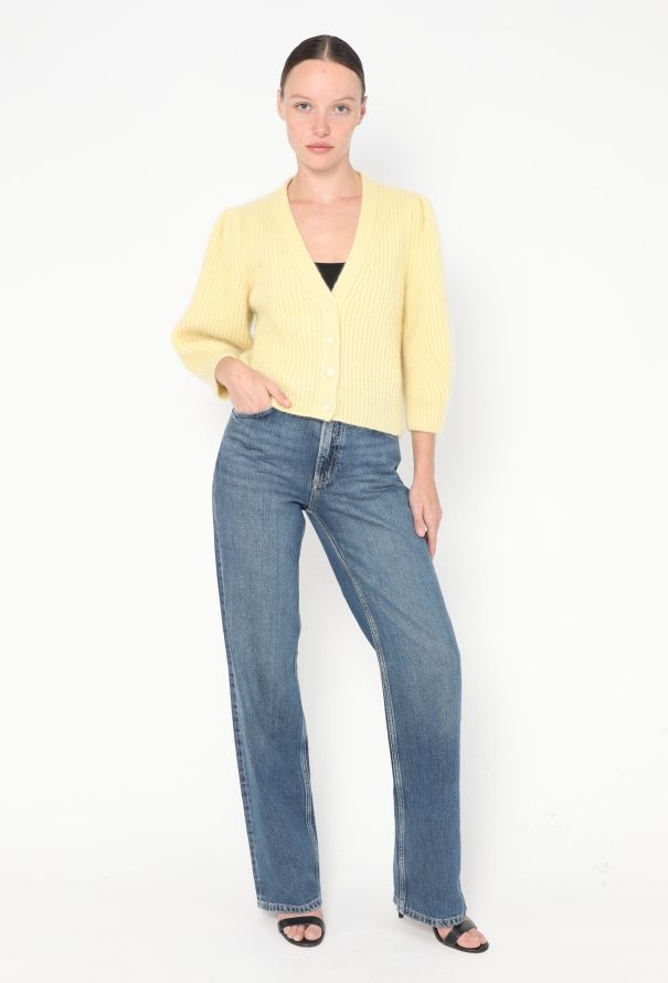 Céline S/S 2021 Cropped Mohair Cardigan - 5