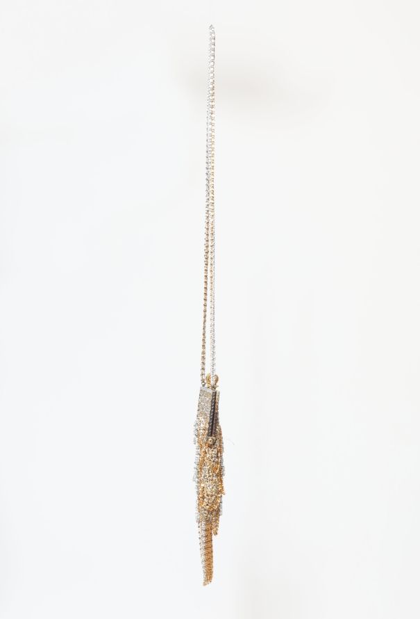 Azzaro Rare '70s Metallic Chandelier Set - 9