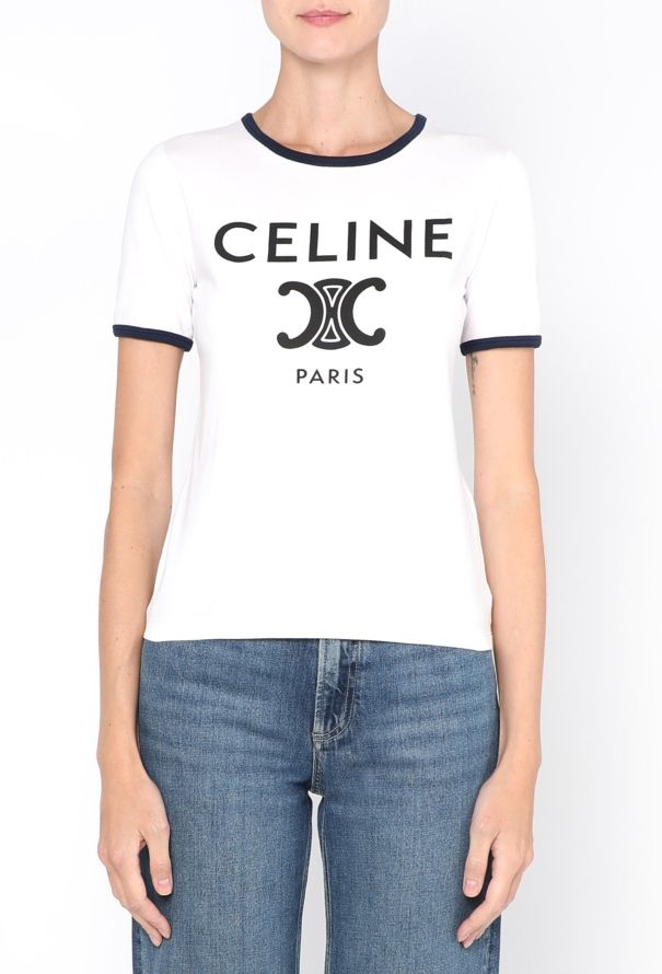 Céline 2023 Triomphe Emblem T-Shirt - 1