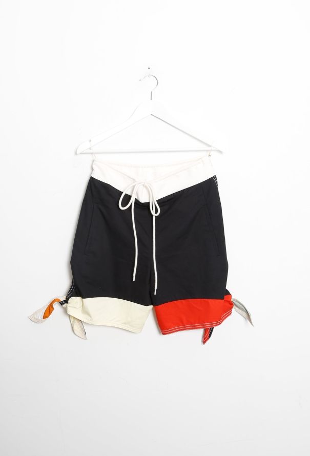 Chloé S/S 2017 Colorblock Tie Shorts - 7