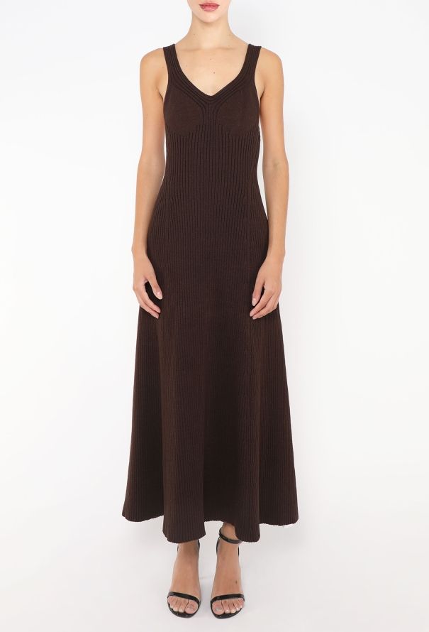 Jil Sander S/S 2023 Ribbed Maxi Dress - 3