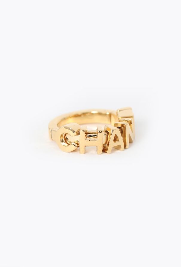 Chanel 2001 Logo Charm Ring - 2