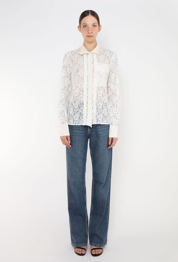 Chloé Pre-Fall 2018 Lace Blouse - 4