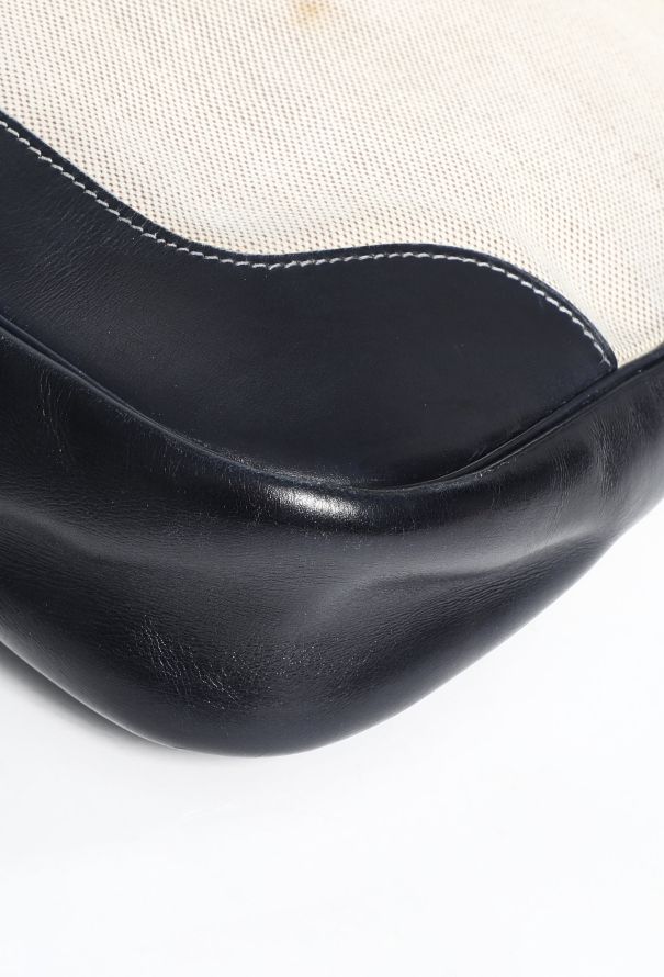 Hermès '50s Box & Toile H Trim Bag - 8