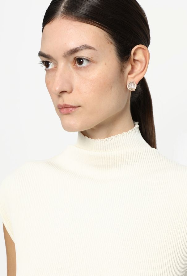 Vintage & Antique 18k Yellow Gold & Diamond Earrings - 2