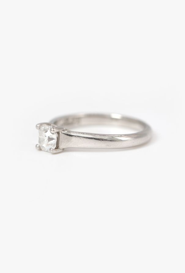 Tiffany & Co Lucida Platinum & Diamond Solitaire Ring - 3