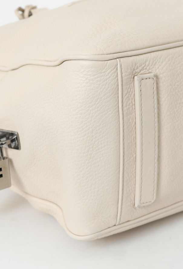 Prada Large White Calfskin Bag - 10